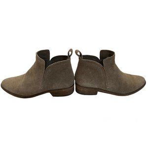 Dolce Vita Women’s 9.5 M Tan Taupe Suede Ankle Chelsea Boots Bootie 9 1/2